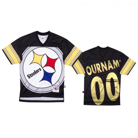 Maillot Homme Pittsburgh Steelers Personnalisé Noir Big Face